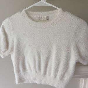 Altar'd State Fuzzy White Top